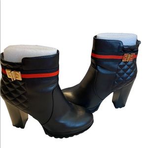 Just fab black booties